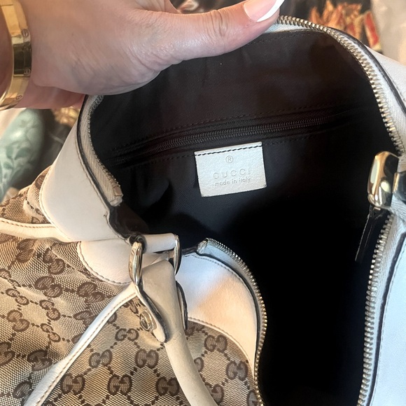 Gucci Canvas Abbey D-Ring Hobo Shoulder Bag - Picture 11 of 16